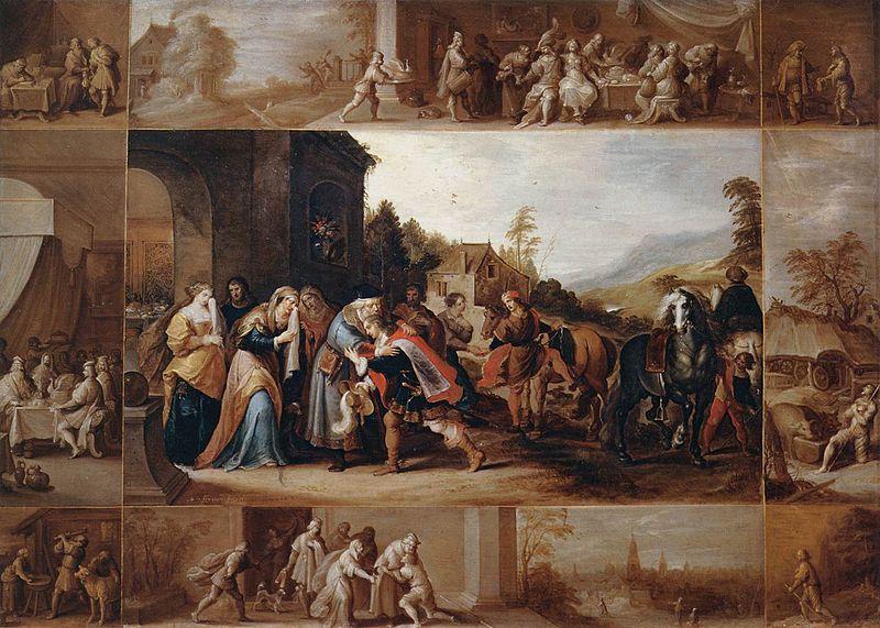 Frans Francken II The Parable of the Prodigal Son china oil painting image